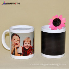 Saudi Arabia Hot Selling Directly Factory High Quality Sublimation Black Hot Water Color Changing Mugs Ceramic For Sale Price